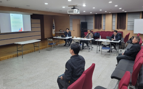 국제표준(ISO22301) 인증 심사 모습