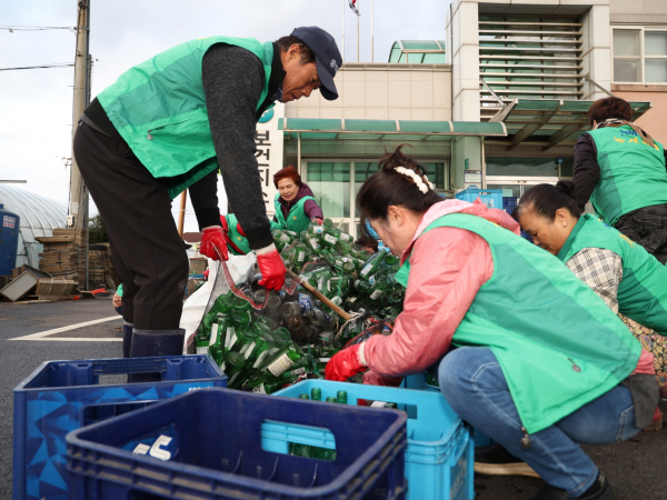 11월 7일 고남면 숨은자원찾기 모습