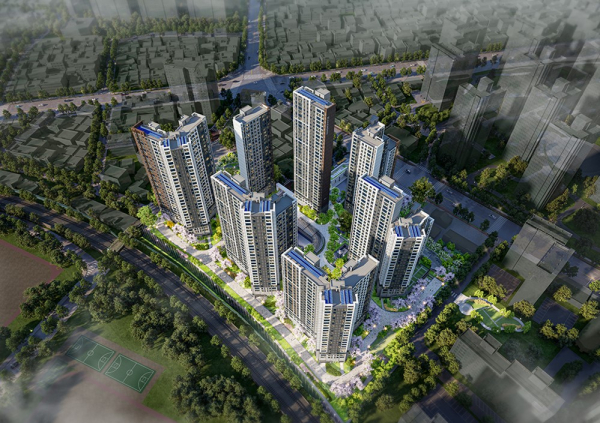 대전 도마 포레나해모로 조감도