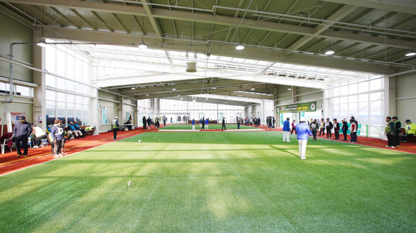 23일 서산시 게이트볼장 및 족구장 앞 광장에서 열린 개장식 모습