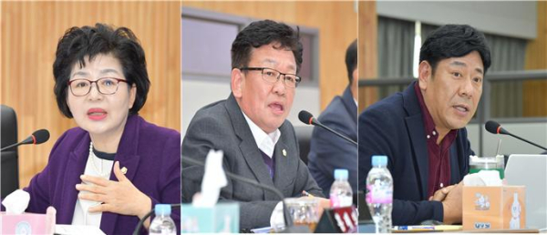 민병춘, 서승필, 이태모 의원