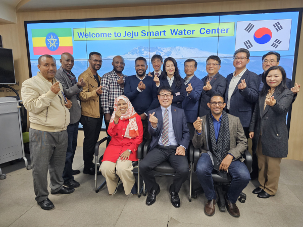 한국농어촌공사 에티오피아 초청연수사진 - 농어촌공사 제주지역본부 재난안전실 방문