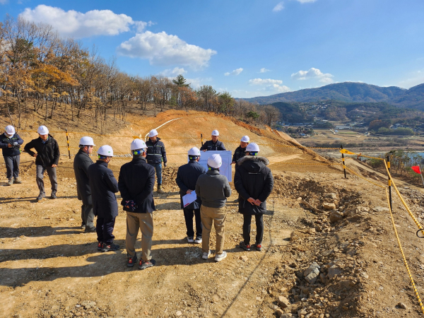 지난 24일, 공공시설복합단지 현장 및 안전관리 점검 추진