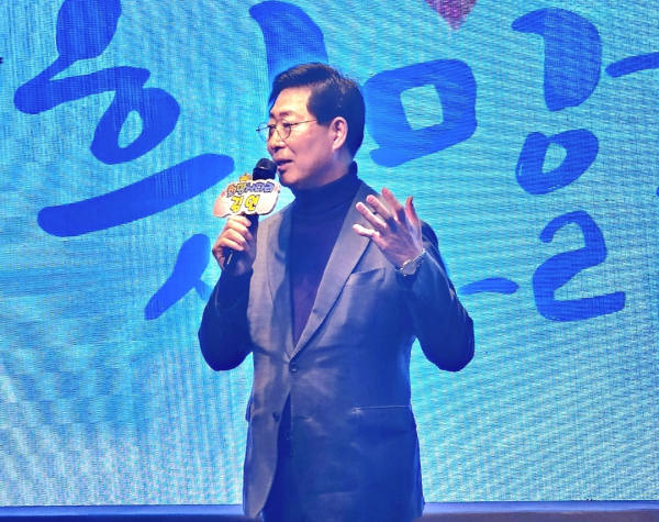 축사를 하는 양승조 전 충남지사/사진=박동혁 기자