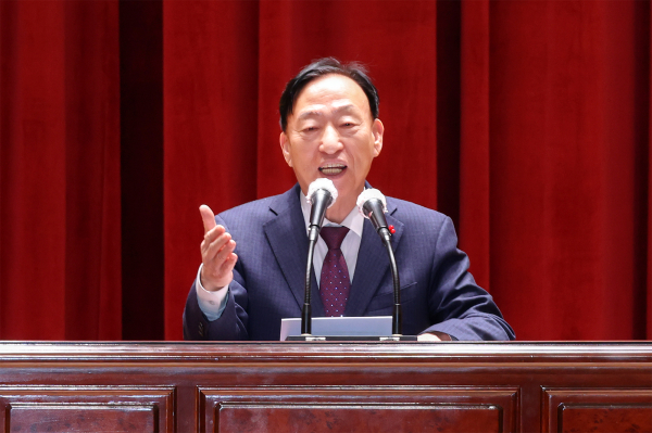 설동호 대전교육감, 12월 월례조회 주재 모습