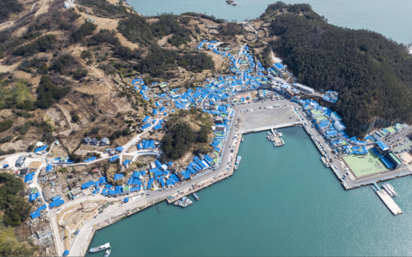 흑산도 예리마을지붕채색