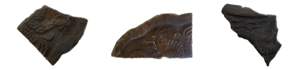 백화산성 태일전 터 발굴 (용문암막새)