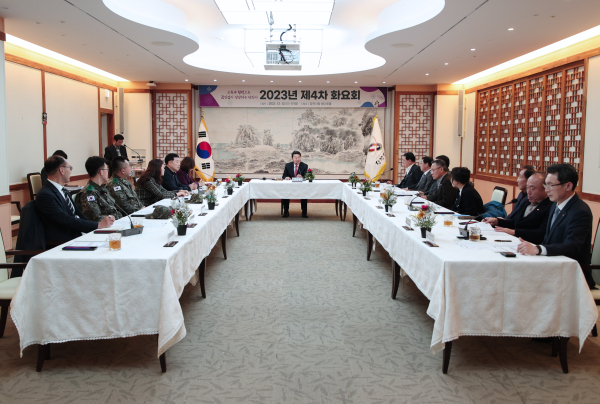 당진시 기관장 모임인 화요회 개최 모습