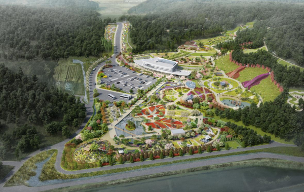 안면도지방정원 조감도