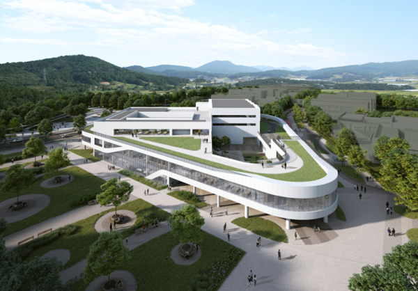 산울동(6-3생활권) 복합커뮤니티센터 조감도 및 위치도