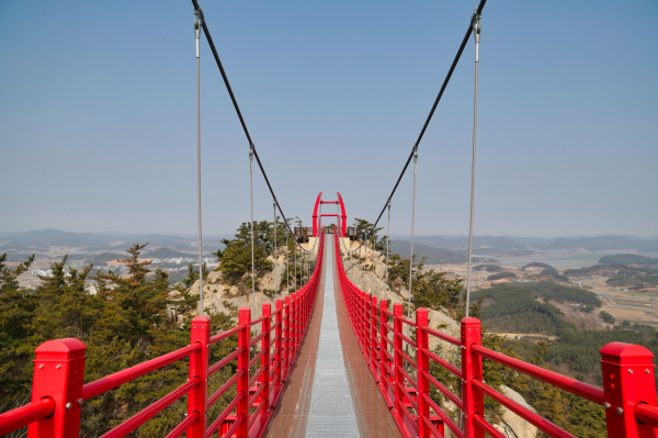 ‘2023년을 빛낸 군정 10대 시책’ (백화산 구름다리)