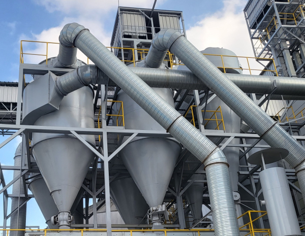 고효율 에너지 기기가 설치된 RPC 집진시설 전경