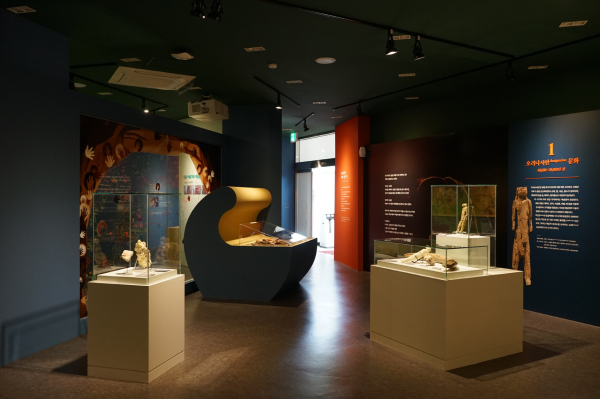 석장리박물관 특별전시 모습
