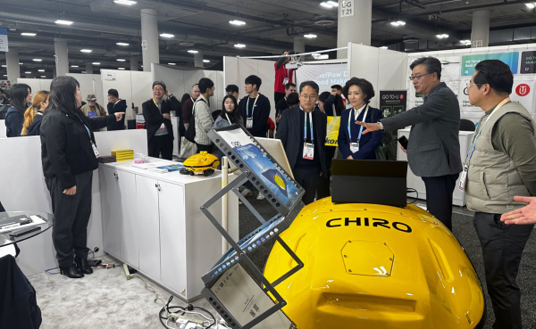 충남대학교 가족회사 ‘(주)에스엠엘’ 전시 부스 방문(2024.1.9.).