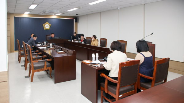 당진시의회 의회운영위원회 개최 모습