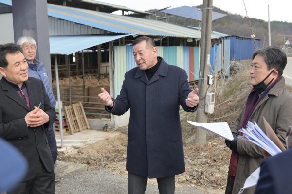 이인면 방문 사진 - 시도11호선 상습 침수도로 현장(이인면 만수리)