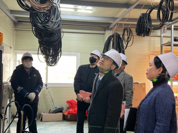 김하균 행정부시장, 위험물 관리 실태 현장 점검 모습