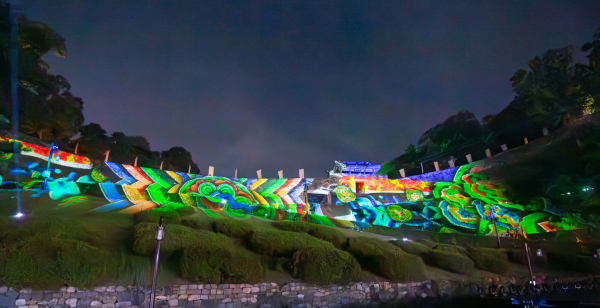 야간관광 특화도시_공산성 미디어아트