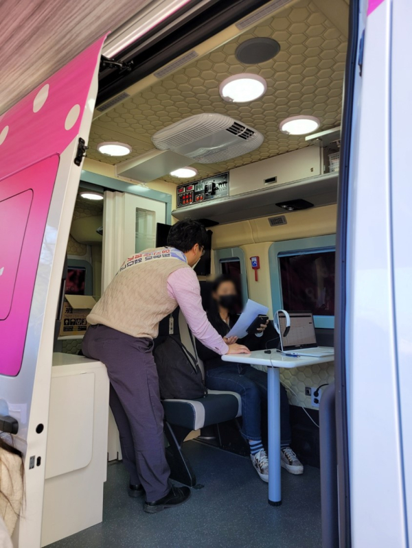 토닥이 안심마을버스 운영 사진