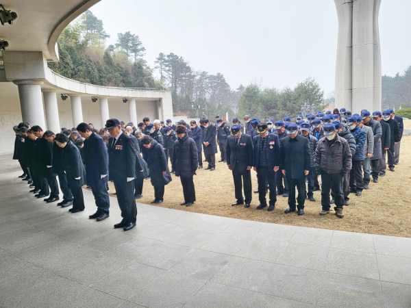 대전지방보훈청-대전보훈단체, 2024년 2월 참배 모습