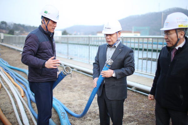 윤석대 한국수자원공사 사장, 광주정수장 방문