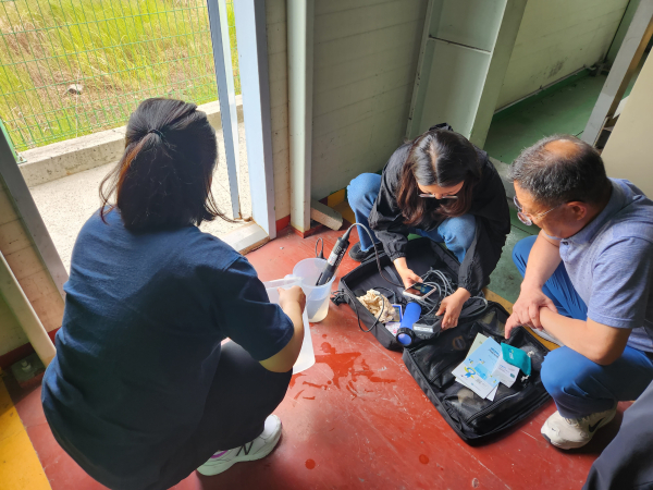 환경오염행위 특별 감시 진행 모습