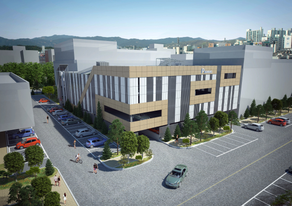 대전 TIPS타운 주차장 조감도.