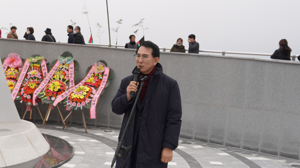 지난 24일 간월도에서 진행된 간월도 굴부르기 군왕제