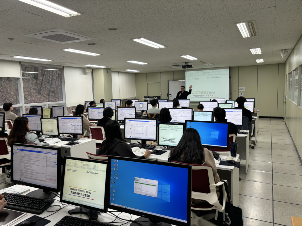 나이스 학년초 업무담당자 및 기관마스터 사용자 교육 모습