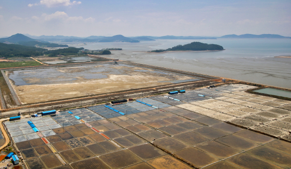 소원면 송현방조제 모습.