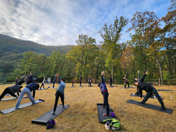 2023년 산림복지전문업 유망사업 운영 사진.
