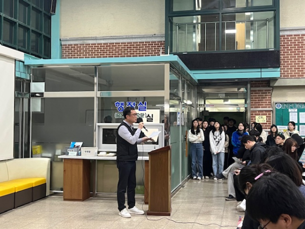 공주대학교 학생 대상 전입 홍보