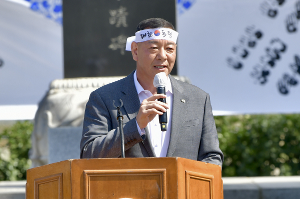 석송 3.1 독립만세 제105주년 기념식 개최 모습