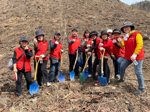 제79회 식목일 기념 식목행사 참여 모습