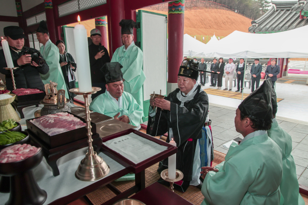 추모제 진행 모습