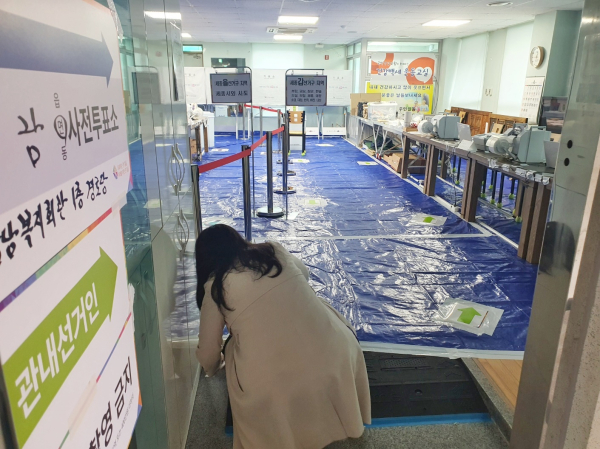 4일 제22대 국회의원 선거 사전투표소를 대상으로 인권 모니터링 실시