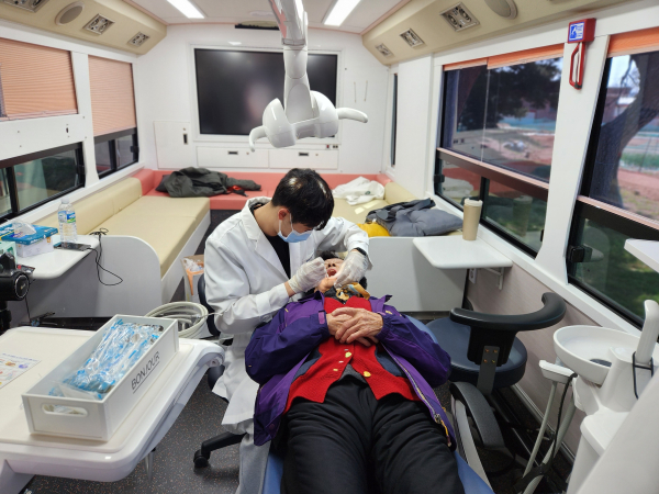 찾아가는 통합건강체험관 운영 사진