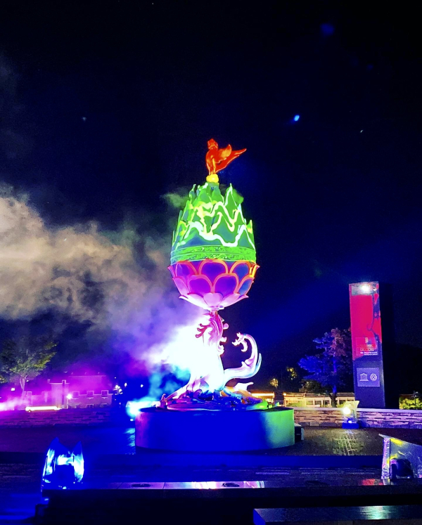 지난해 미디어아트 모습