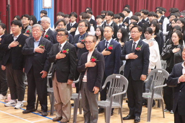우송고등학교에서 3·8민주의거 청소년문화제 개최 모습