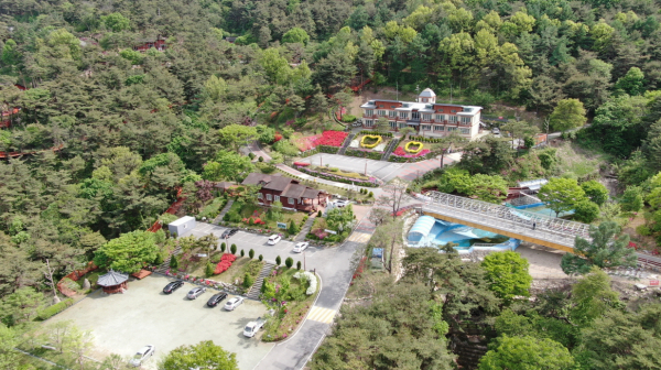 봉수산자연휴양림 전경