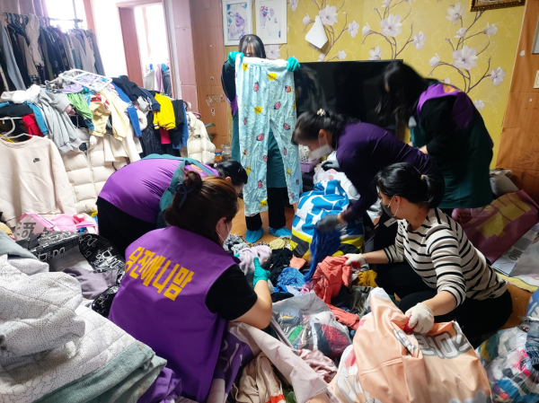 ‘생활도움 서비스 애니맘’사업 서비스 진행 모습