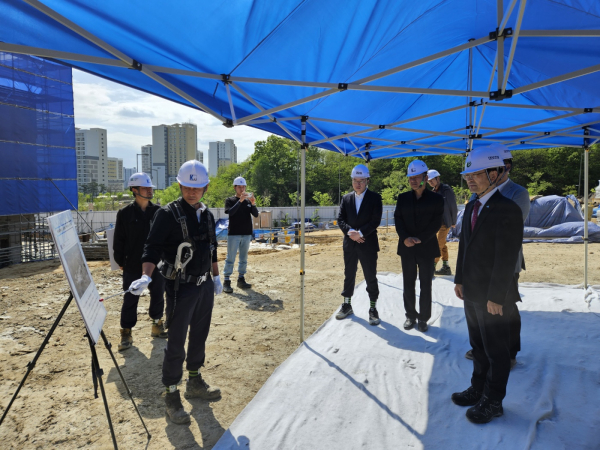 김하균 행정부시장, 세종공동캠퍼스 현장 점검 모습