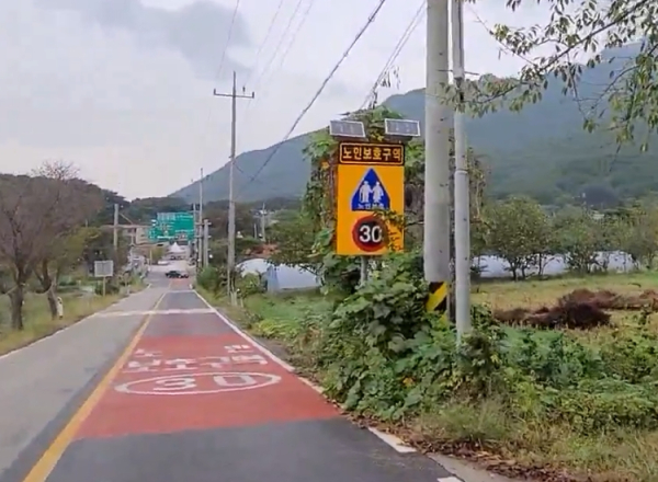 노인보호구역 사진