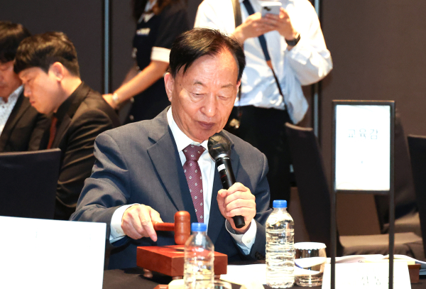 23일, 호텔 오노마에서 충청권 4개 시‧도(대전‧세종‧충북‧충남) 교육감 정책협의회 개최한 설동호 교육감 모습