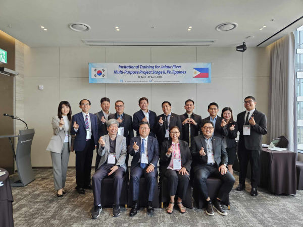 필리핀 할라우강 다목적사업 역량 강화 고위급 공무원 초청 연수 개강식 사진