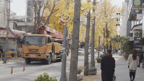 김경양 감독의 첫 단편영화 ‘거리에 서서’ 장면