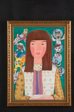 김지우 학생 자화상