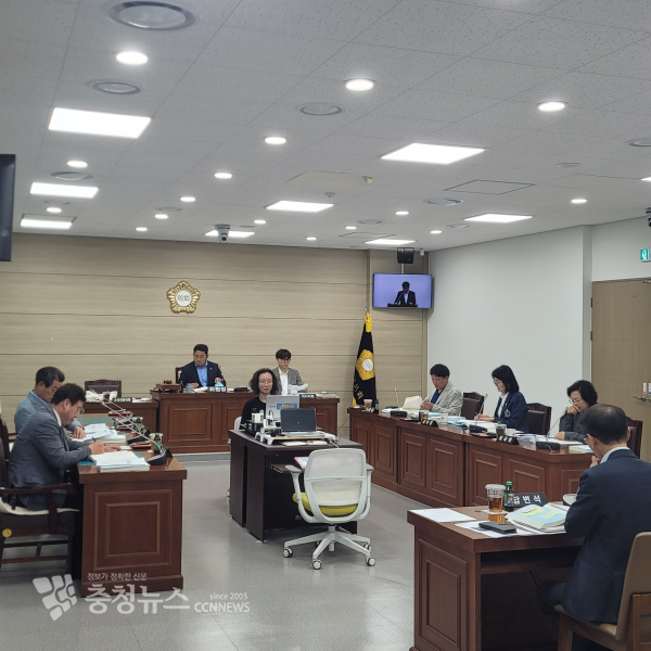 2일 열린 계룡시의회 예결특위