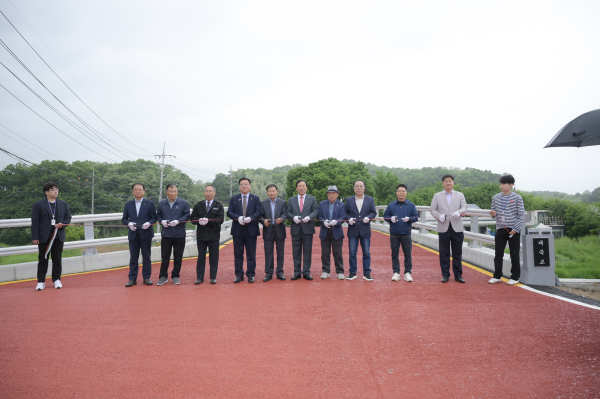 최민호 시장 대곡교 현장 방문 모습