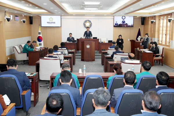 제302회 임시회 개회 모습